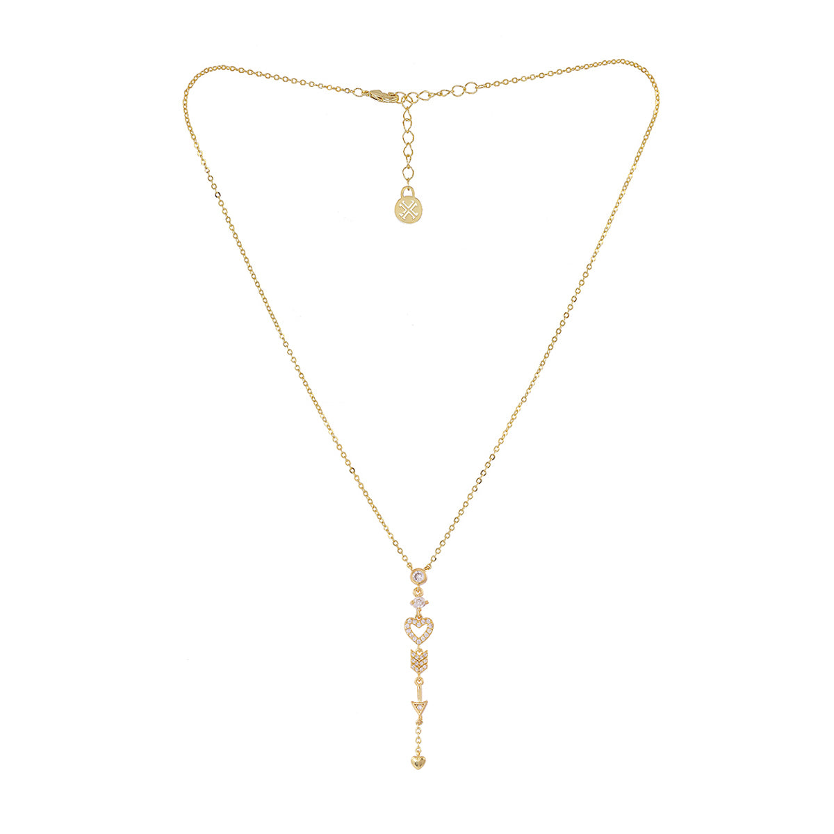 Collar Shine Amoura Dorado Anartxy