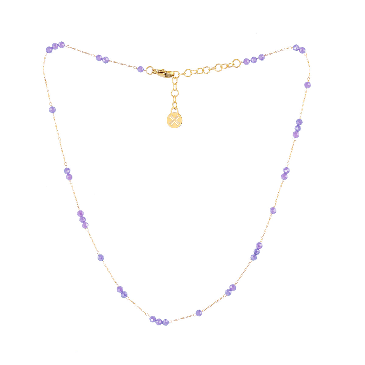 Collar Spirit Bubbles Morado Anartxy