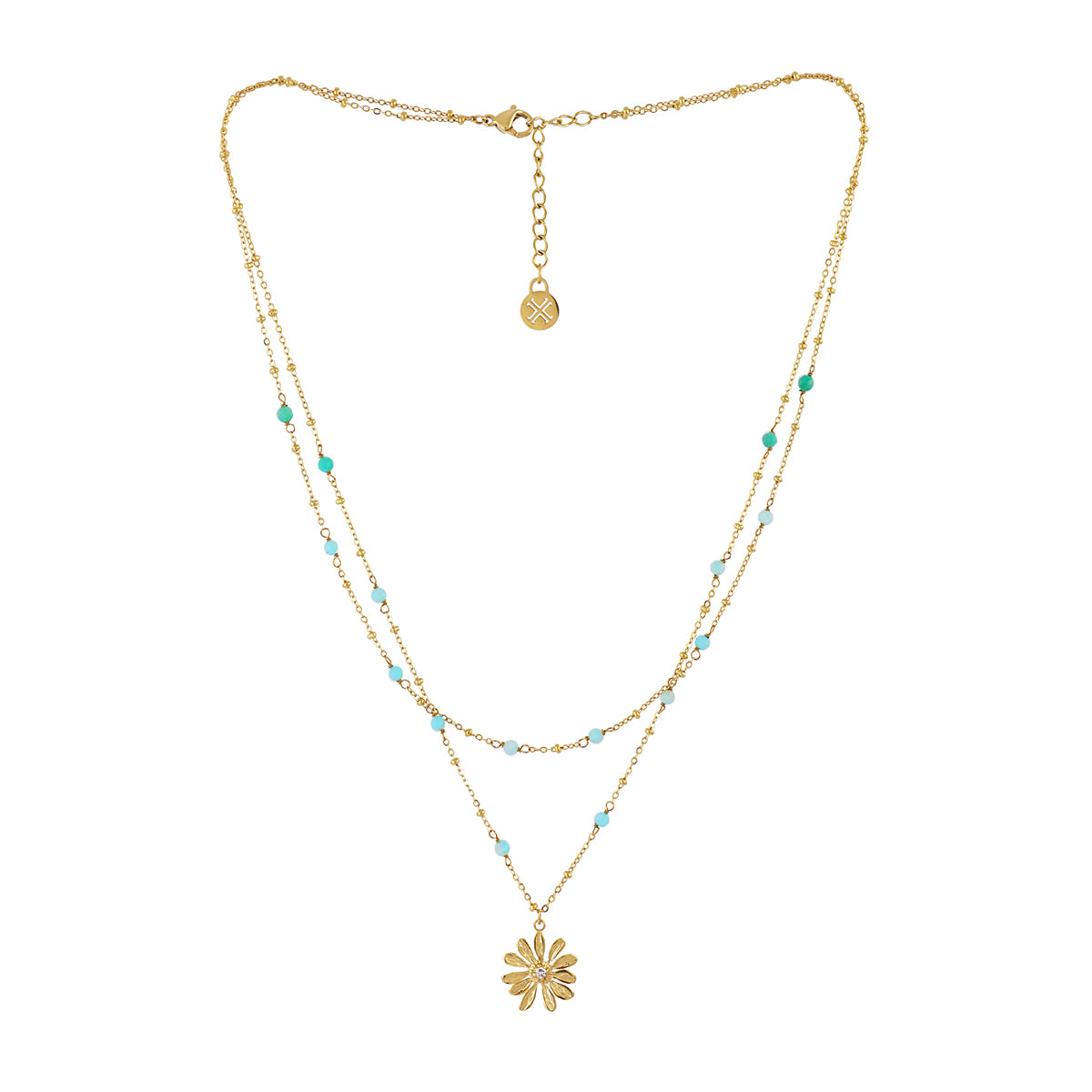 Collar Spirit Twinnia Turquesa Anartxy
