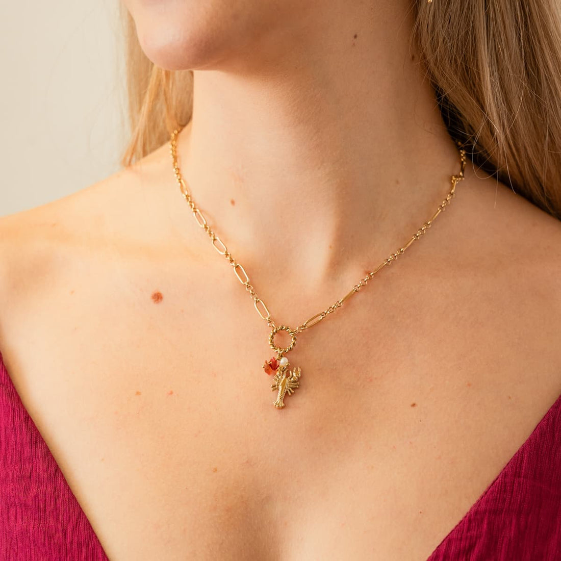 Collar Coast Pincer Dorado Anartxy