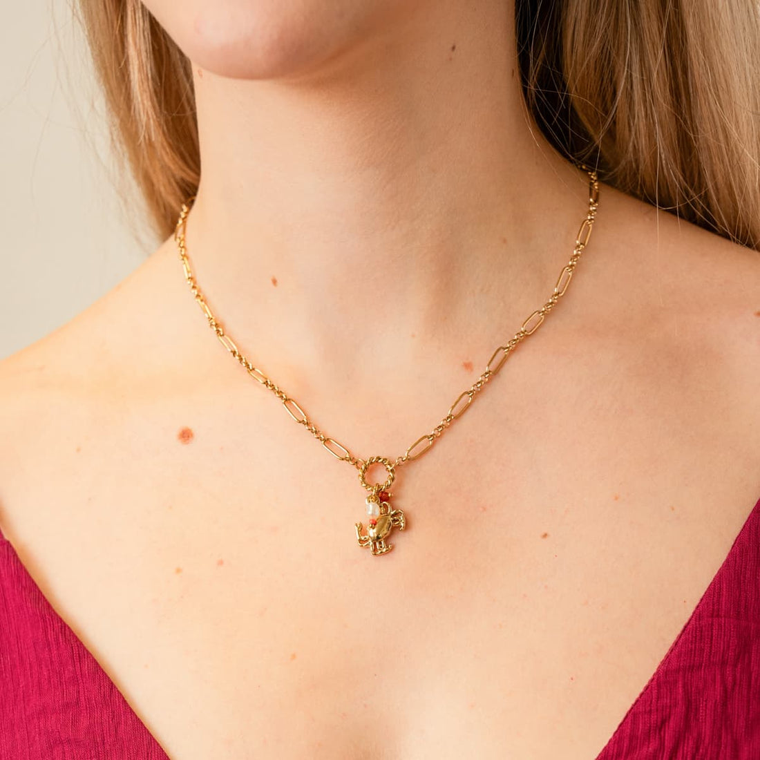 Collar Coast Crabell Dorado Anartxy