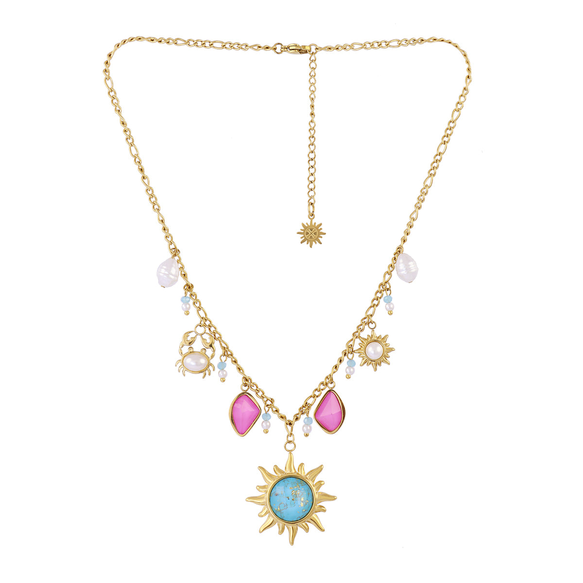 Collar Aqua Nysa Dorado Anartxy