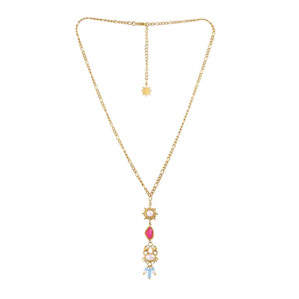 Collar Aqua Helia Dorado Anartxy