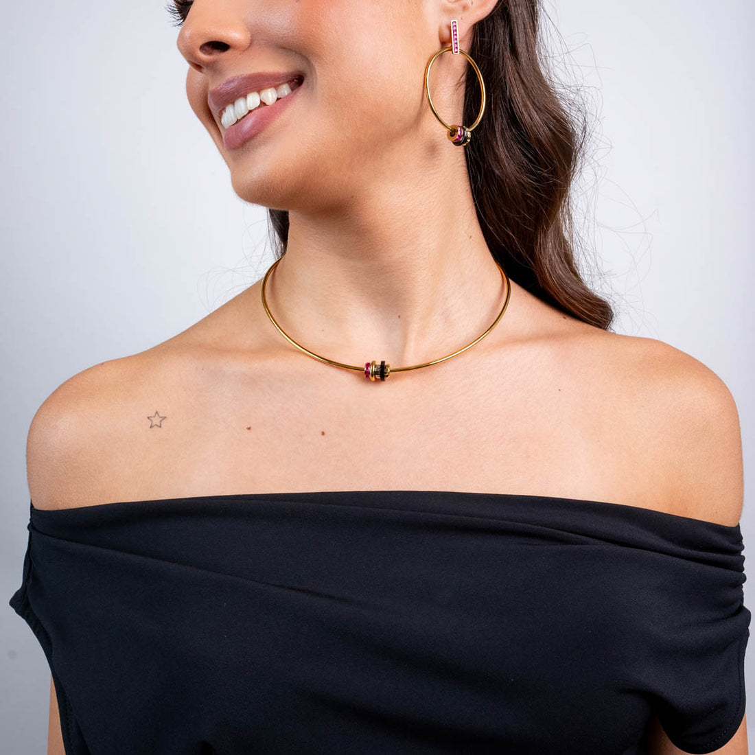 Collar rígido Vandal multicolor Anartxy