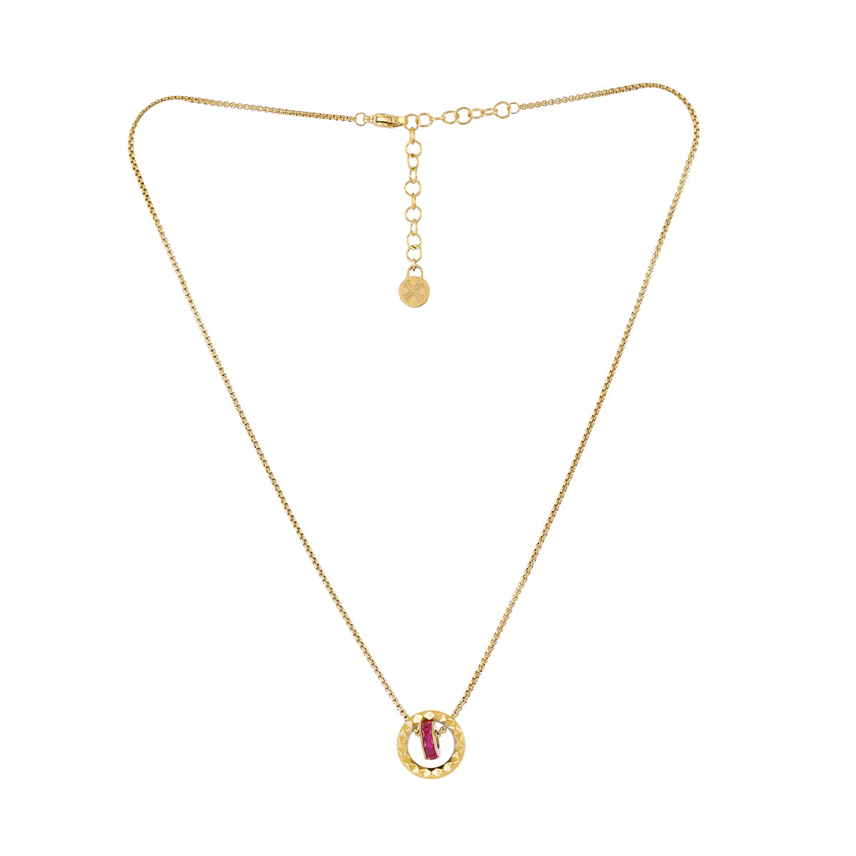 Collar Vandal círculo dorado Anartxy
