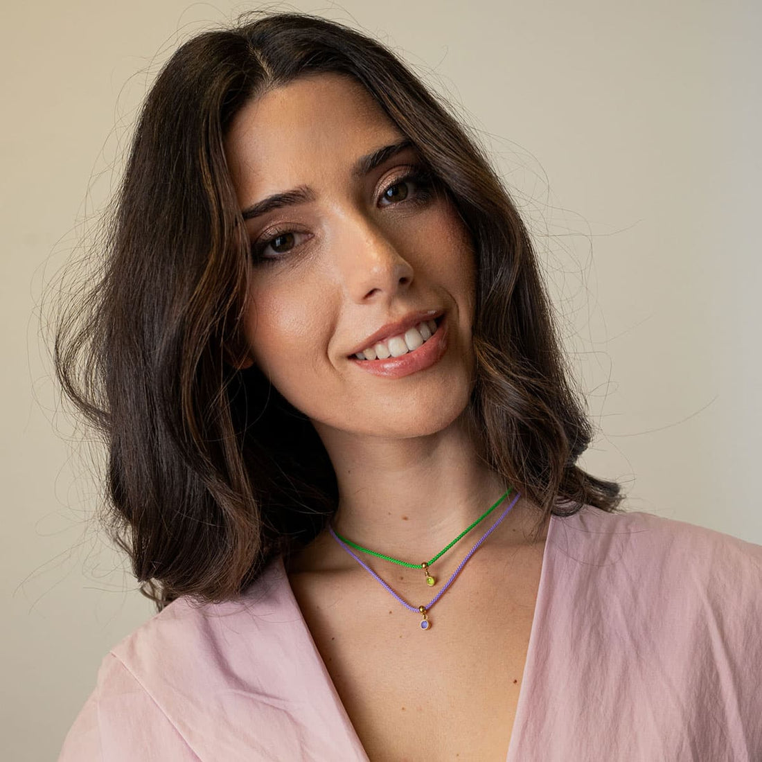 Collar Eternal Glintia Morado Anartxy