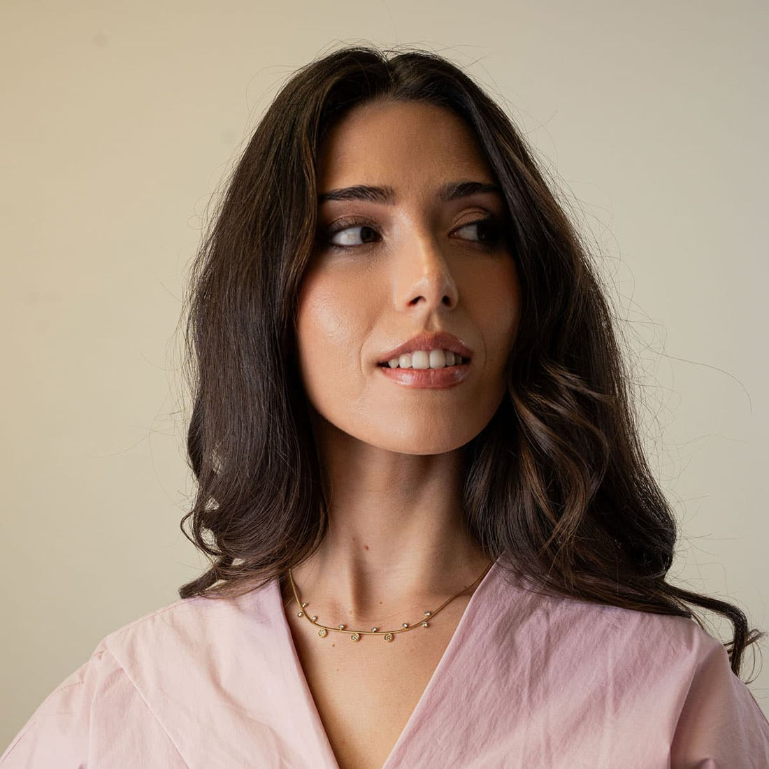 Collar Eternal Flux Dorado Anartxy