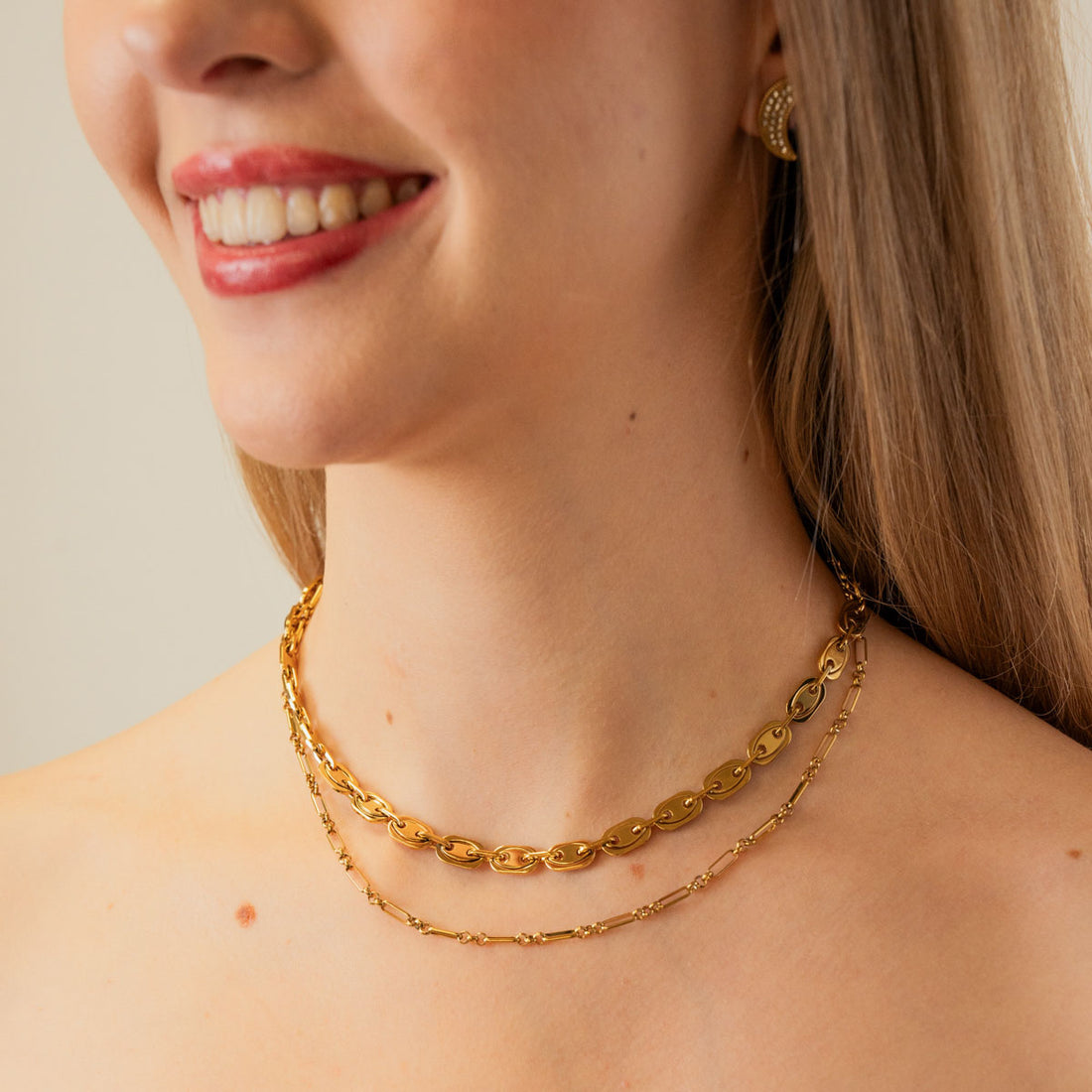 Collar Essentials Weld Dorado Anartxy