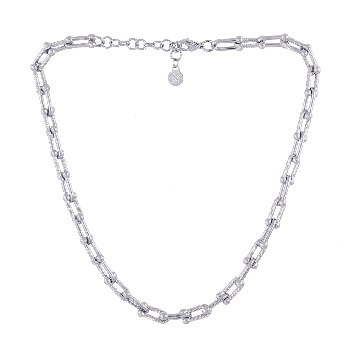 Collar Essentials Brace Plateado Anartxy