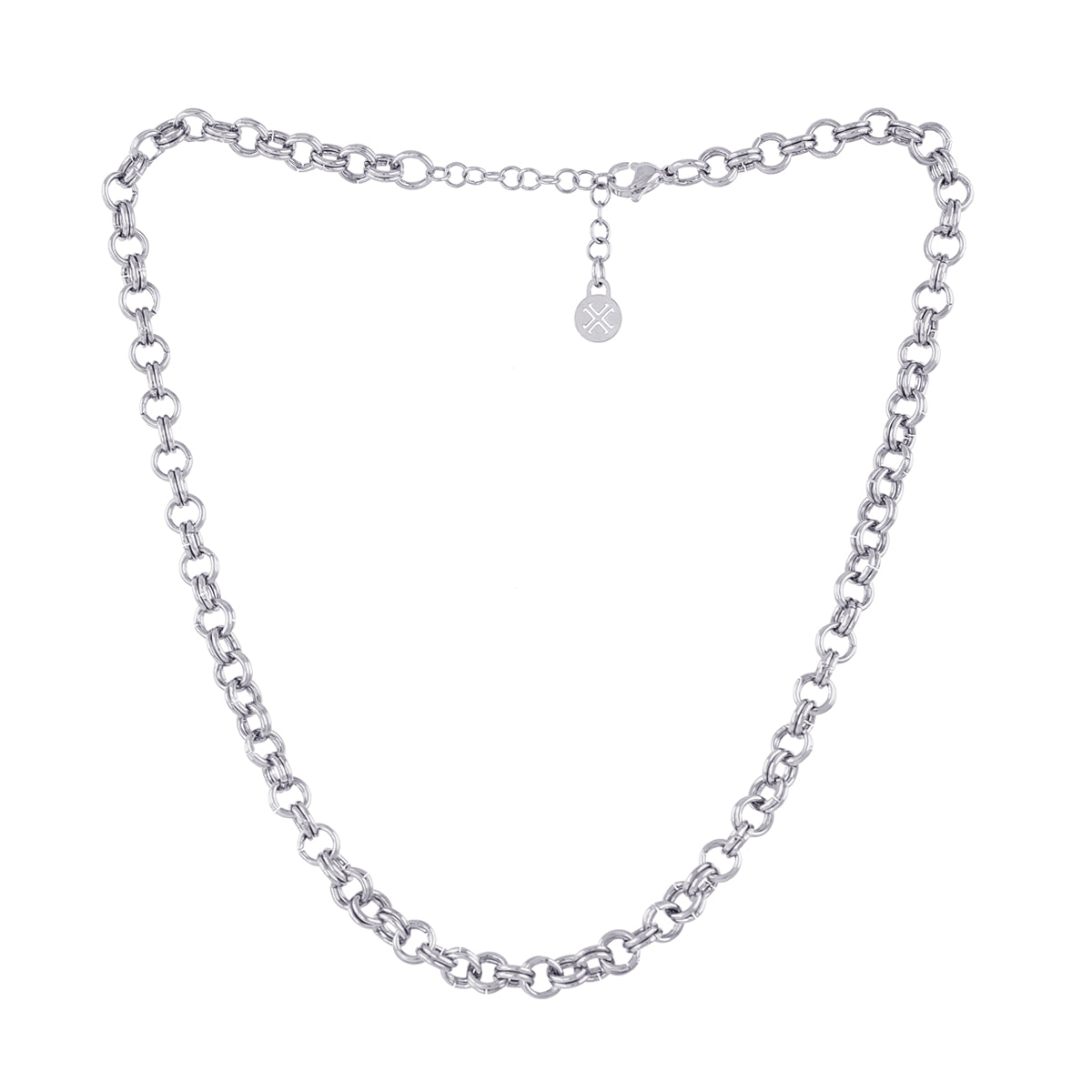 Collar Essentials Plait Plateado Anartxy