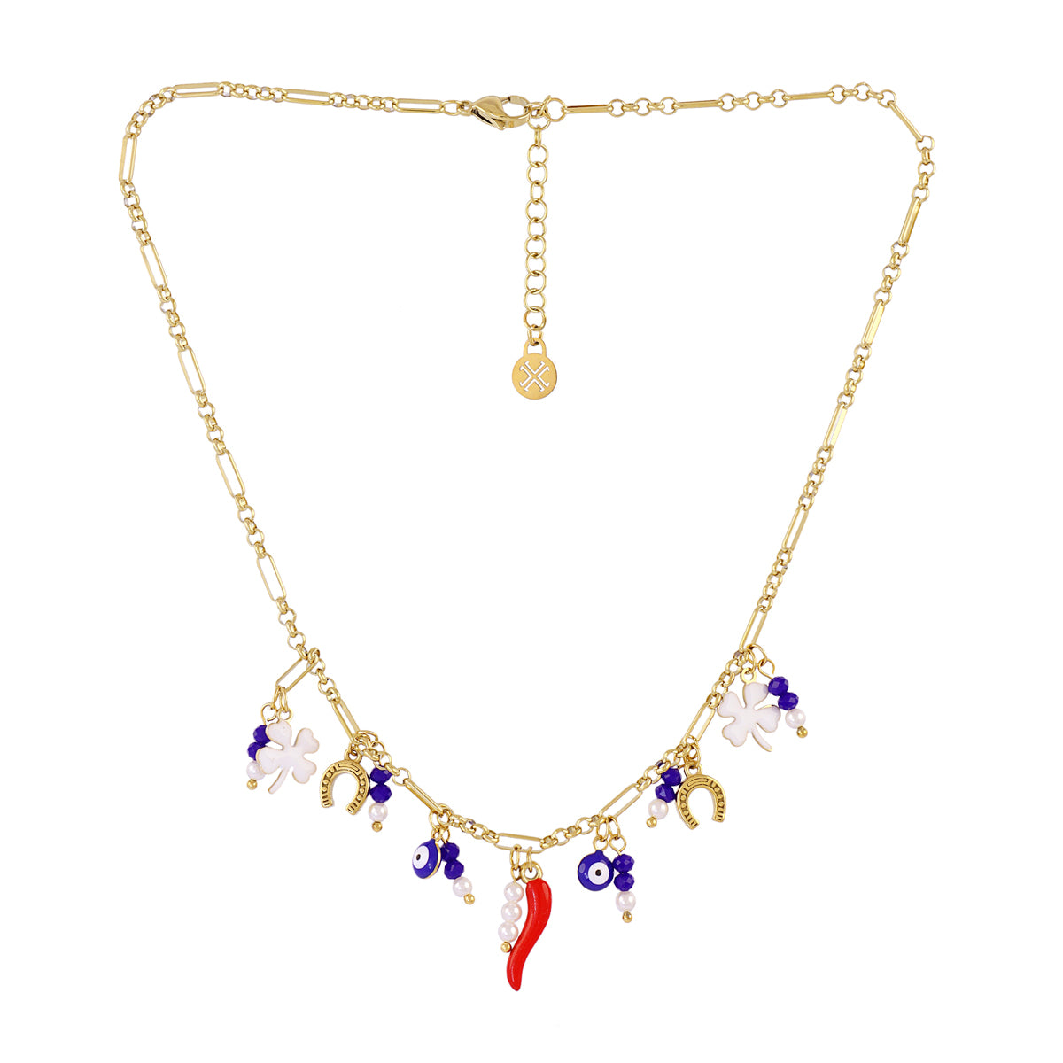 Collar Cornicello Fate Rojo Anartxy