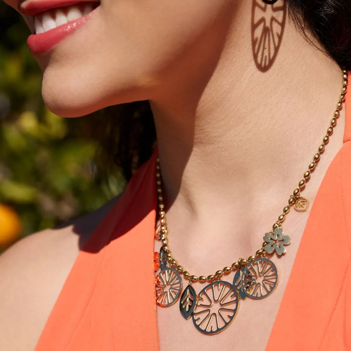 Collar Citrus Rind Dorado Anartxy