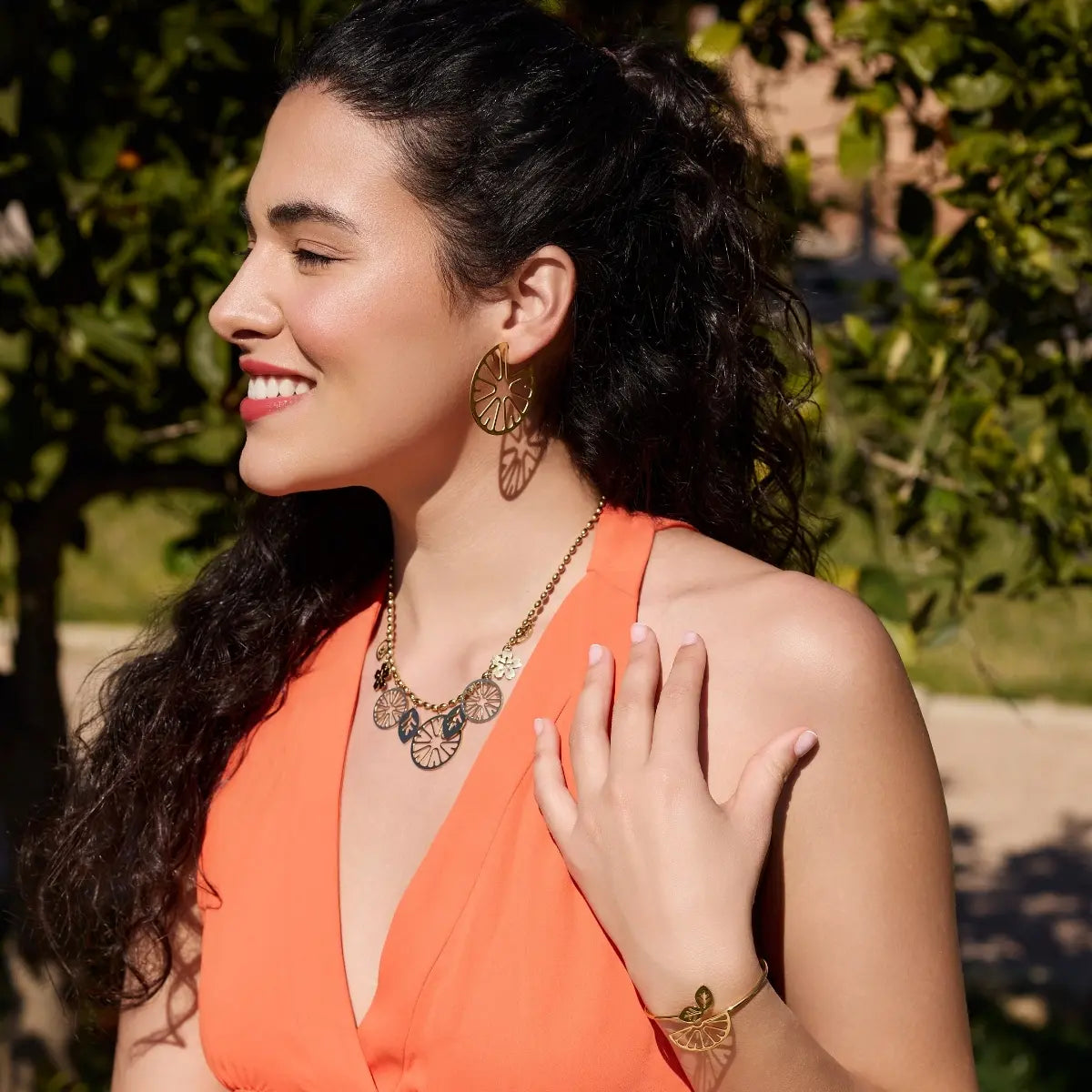Collar Citrus Rind Dorado Anartxy