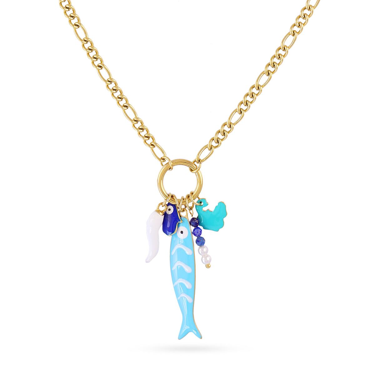 Collar Mati Ceyda Turquesa Anartxy