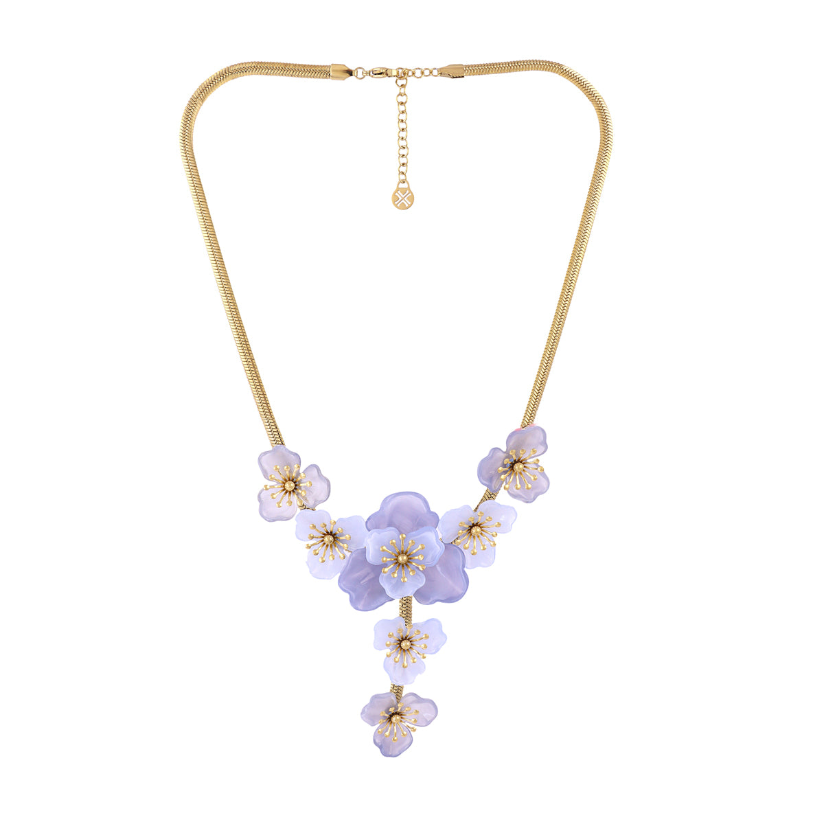 Collar Bloom Fiora Morado Anartxy