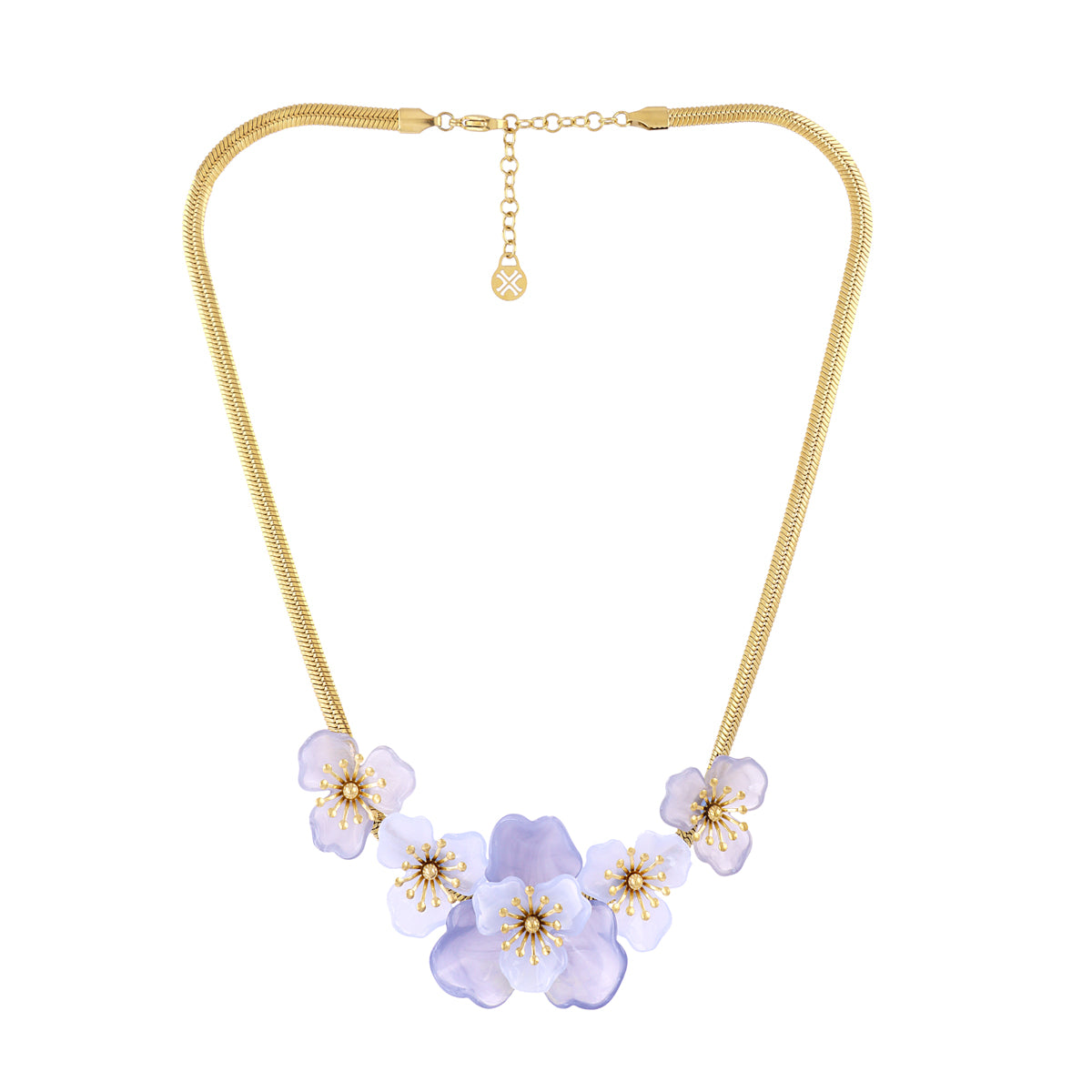 Collar Bloom Nerina Morado Anartxy
