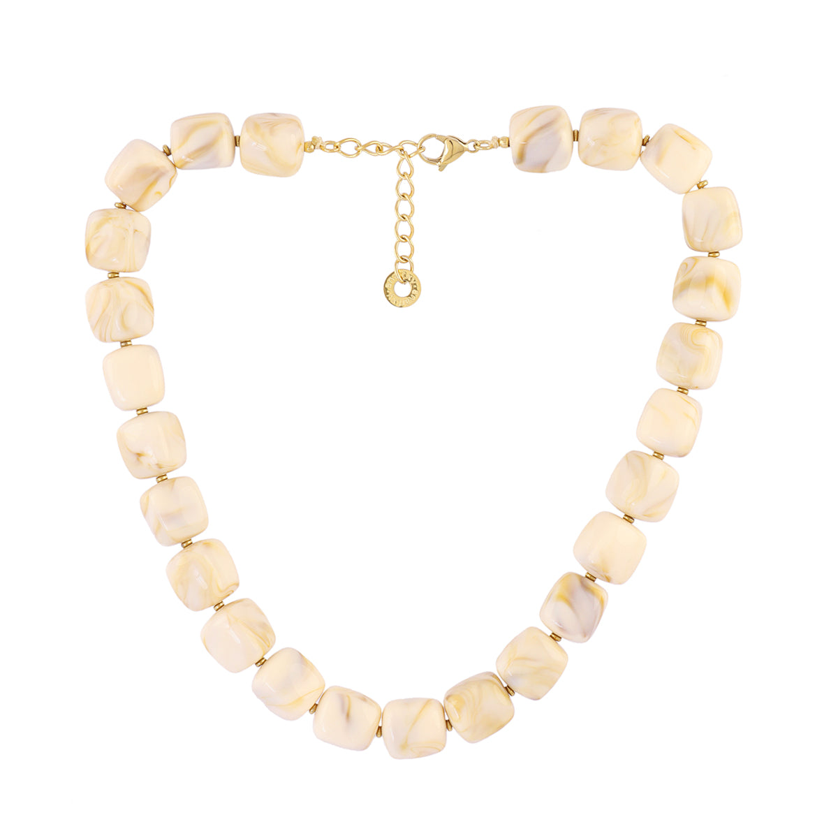 Collar Marbles Veina Beige Anartxy
