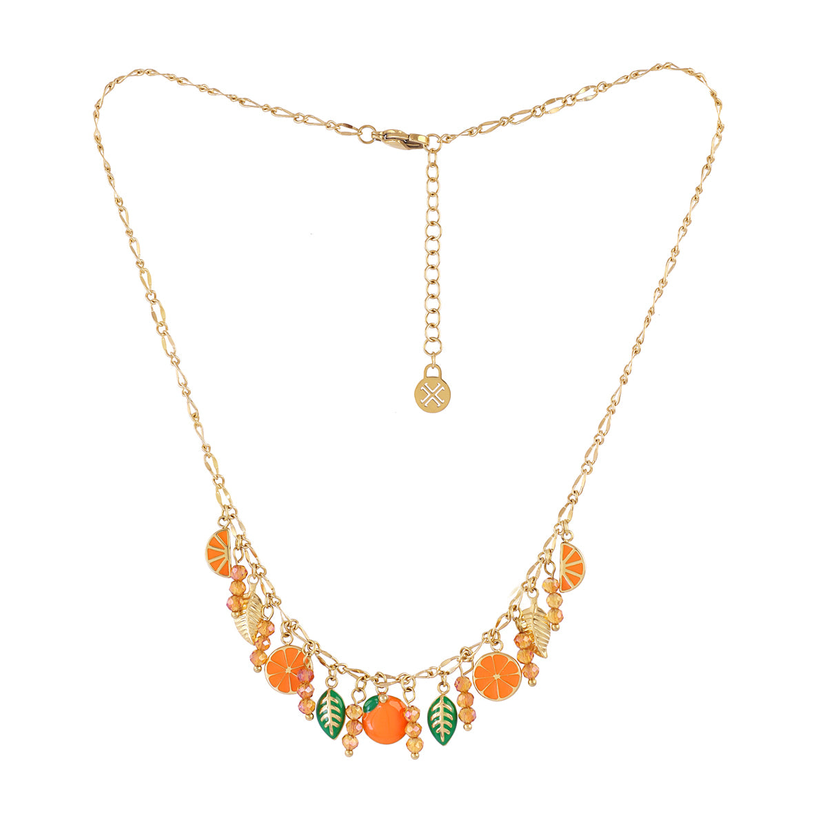 Collar Vine Peely Naranja Anartxy