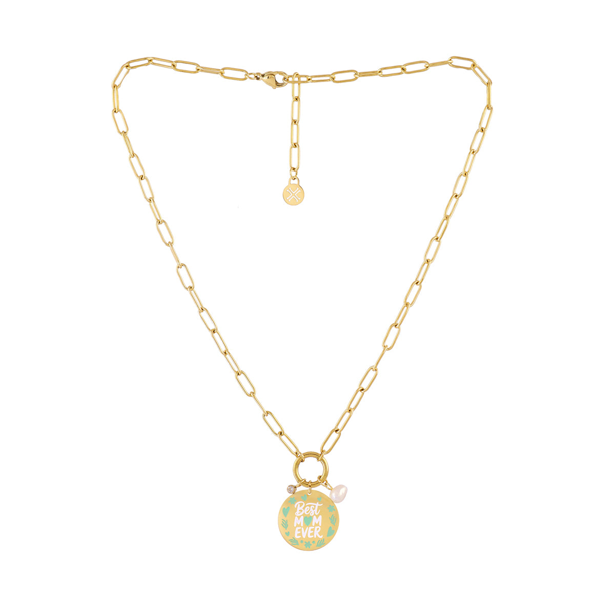 Collar Madre Eternal A - Best Mom Ever Dorado Anartxy