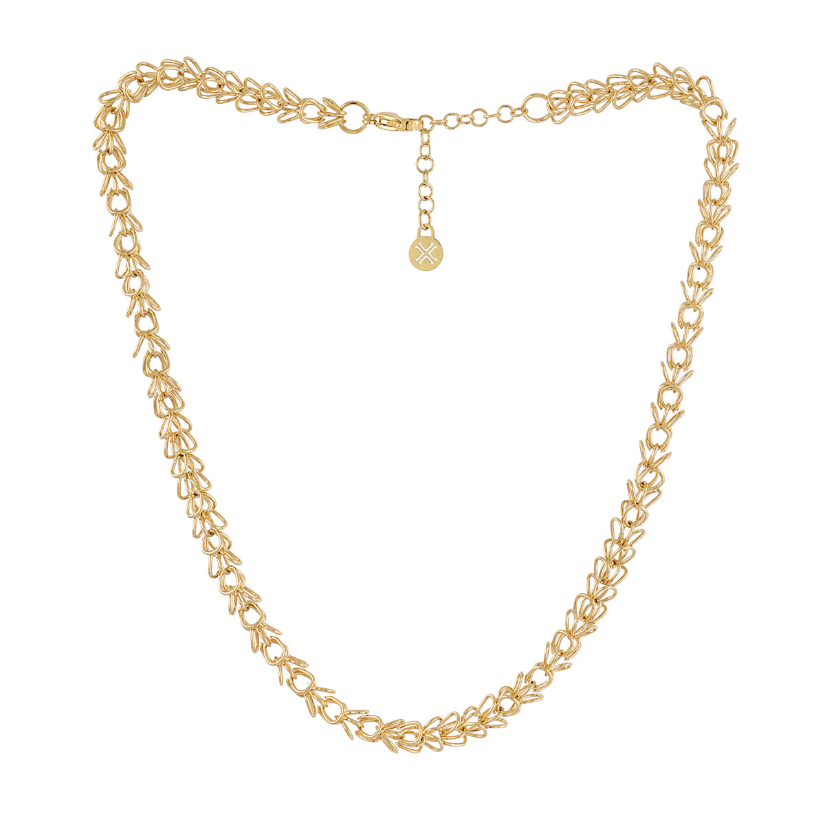 Collar de eslabones conectados Dorado Anartxy