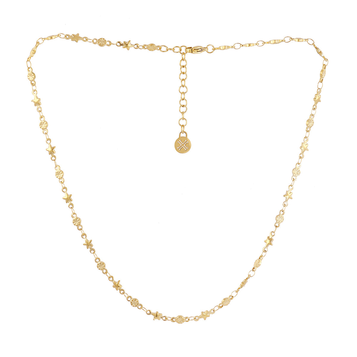 Collar Basic mini estrellas Dorado Anartxy