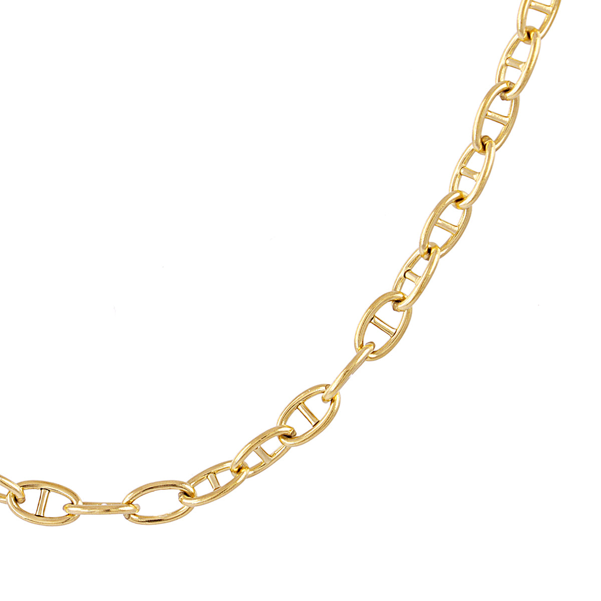 Collar Essentials eslabón ovalado dorado Dorado Anartxy