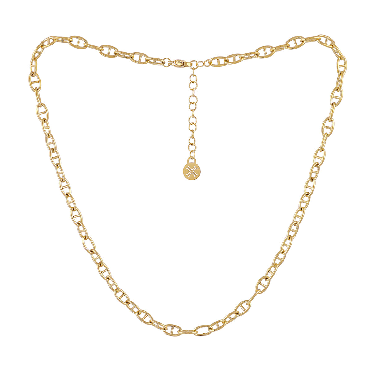 Collar Essentials eslabón ovalado dorado Dorado Anartxy