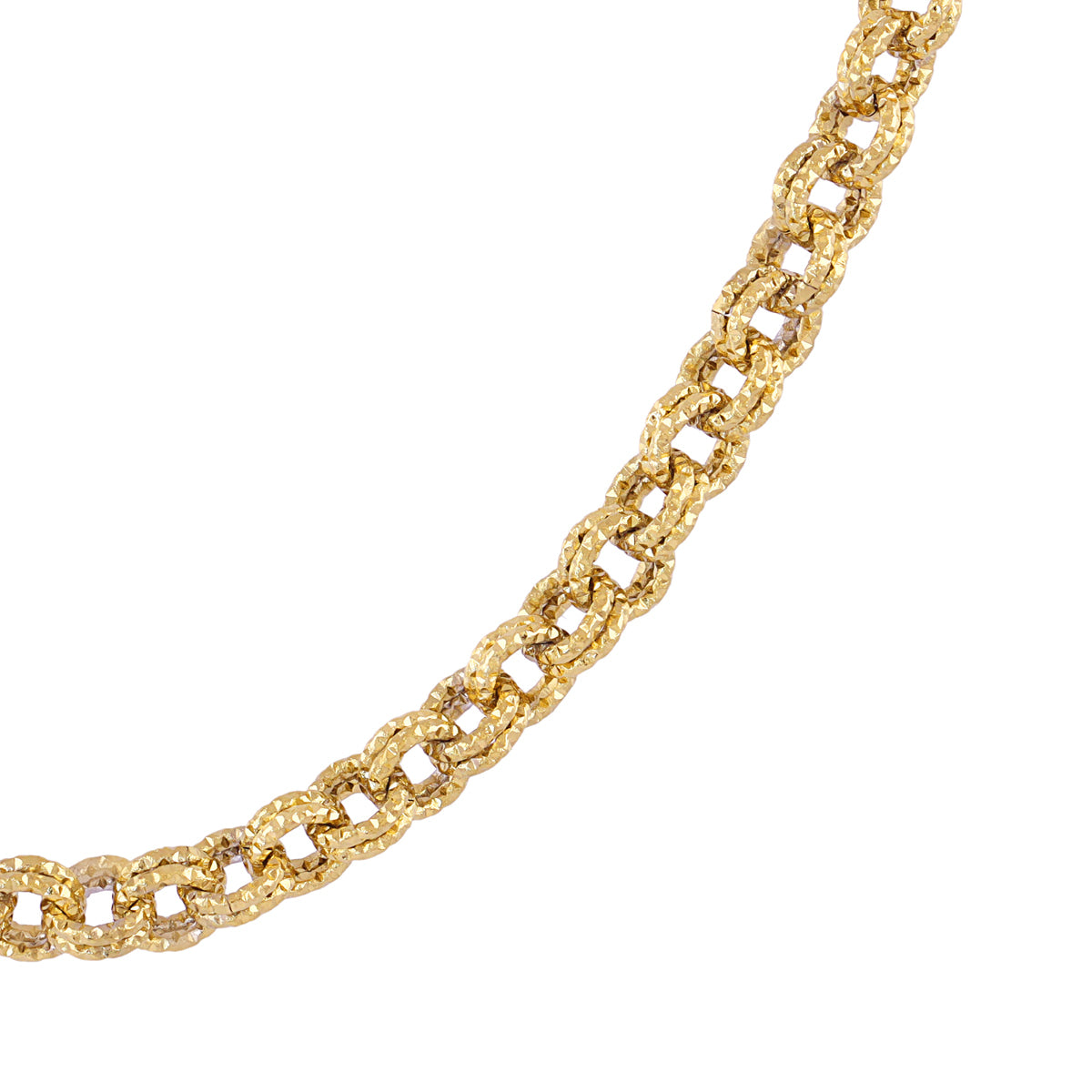 Collar Essentials cadena texturizada Dorado Anartxy