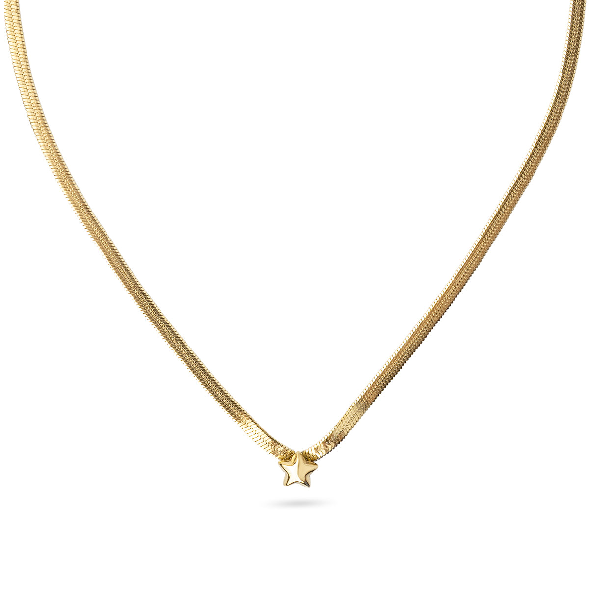 Collar Essentials punta estrella Dorado Anartxy