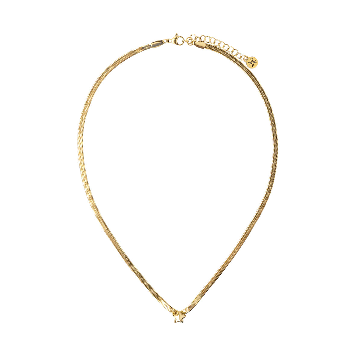 Collar Essentials punta estrella Dorado Anartxy