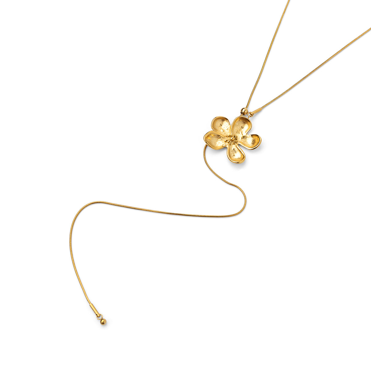 Collar corbatero Essentials flor
