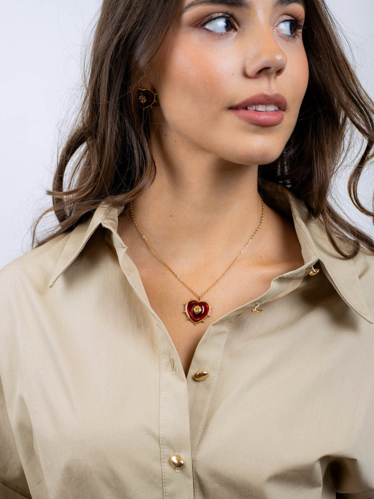 Collar Essentials corazón sagrado