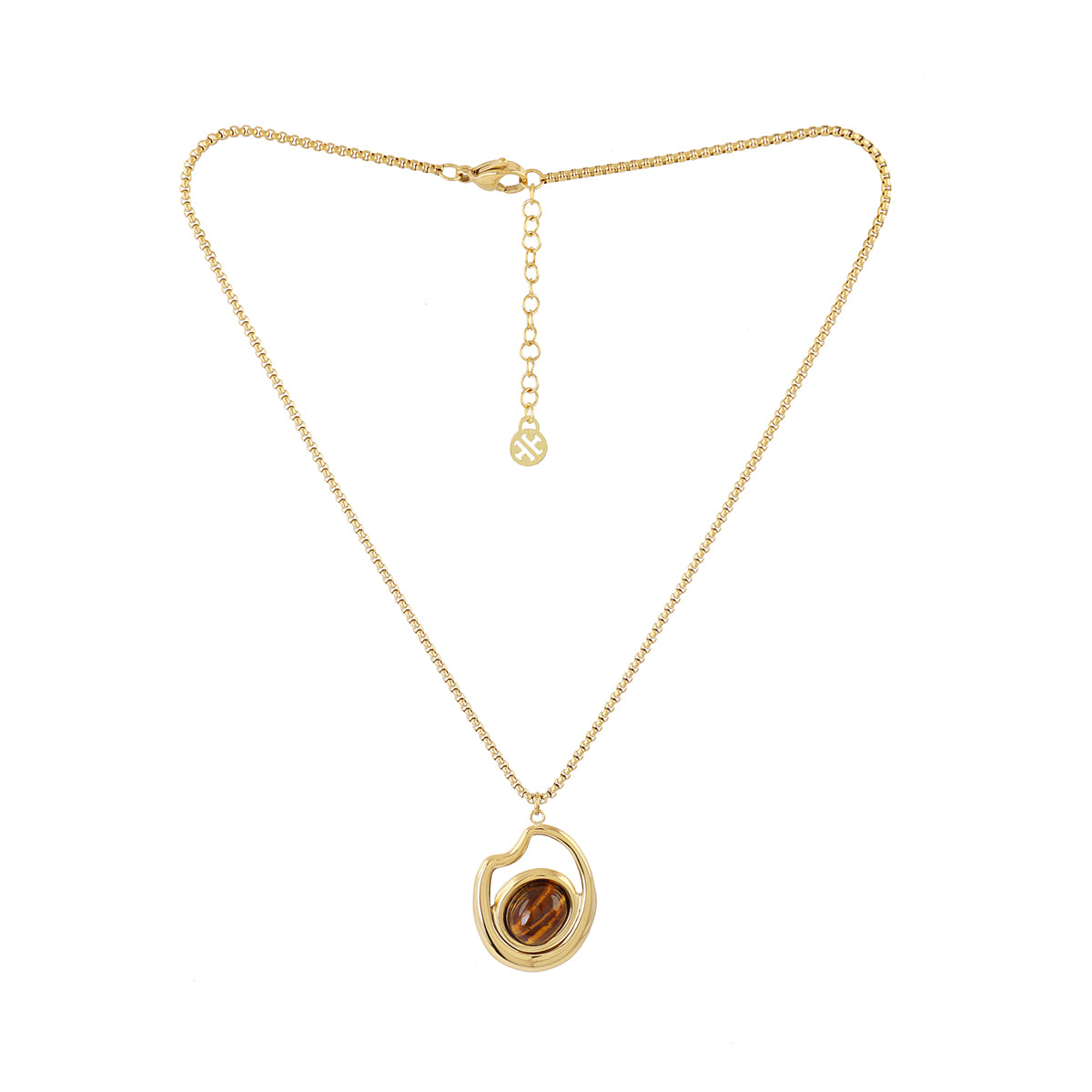Collar Mirage piedra Café Anartxy