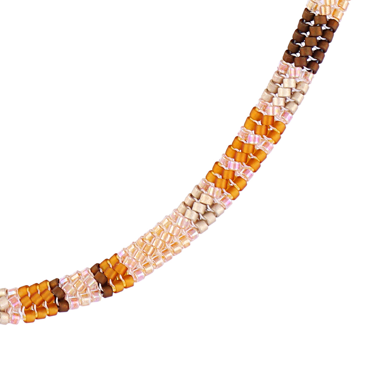 Collar extensible Miyuki geométrico multicolor Naranja Anartxy