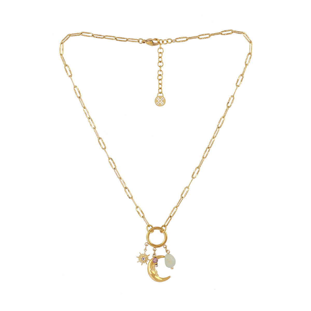 Collar Astros luna celeste Dorado Anartxy