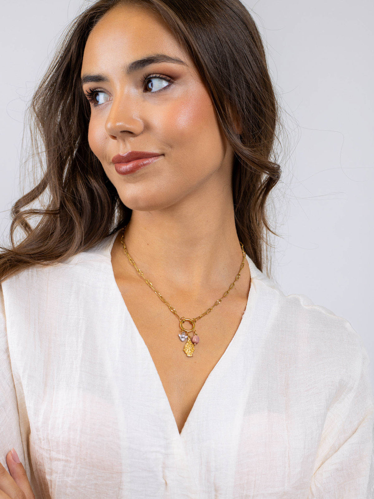 Collar Astros devoción rosa