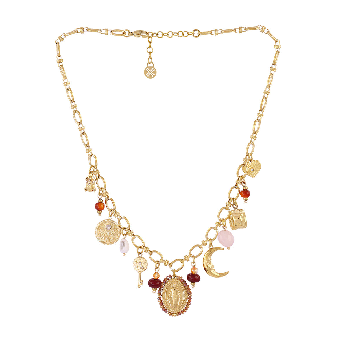 Collar Astros devoción granate Dorado Anartxy