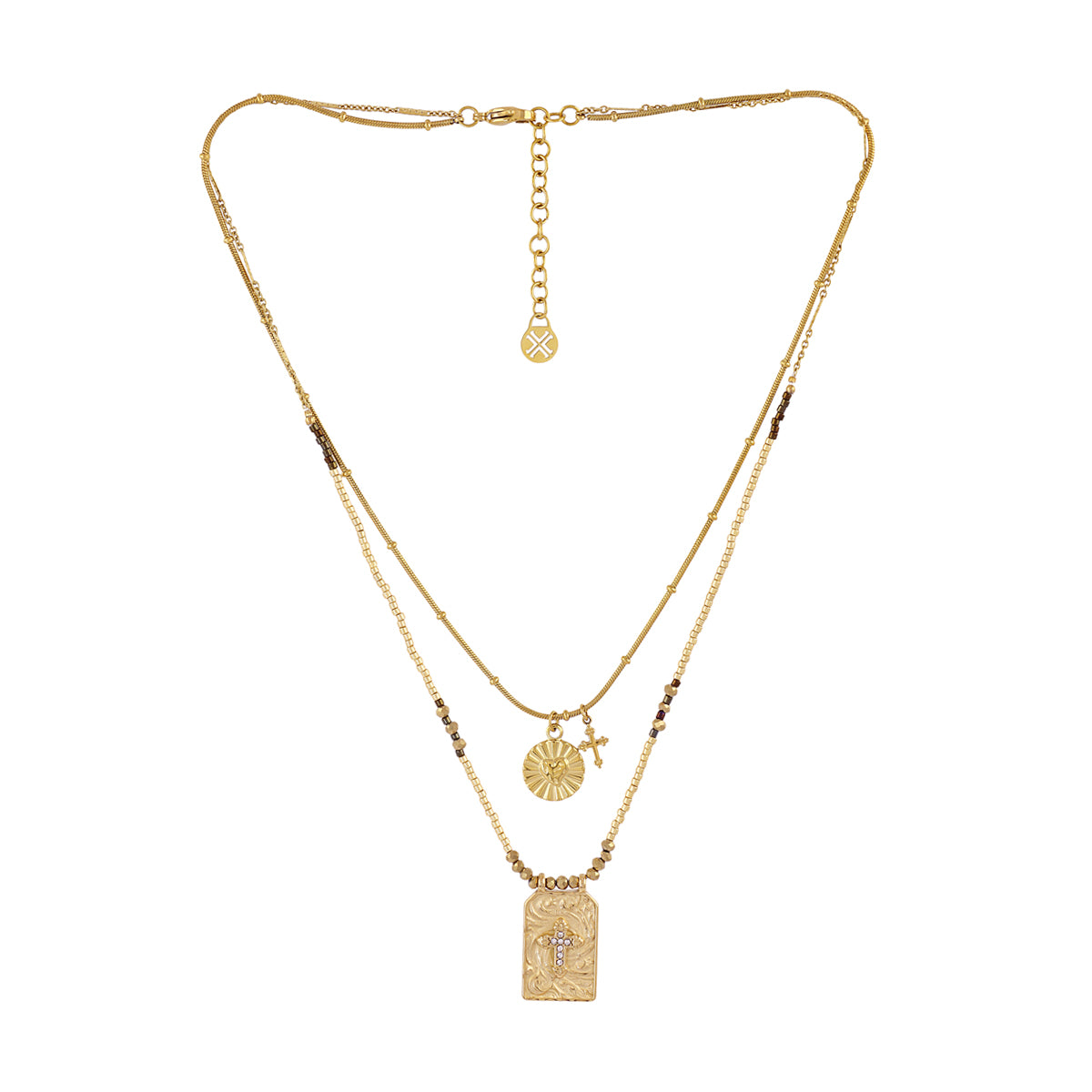 Collar Astros medalla sagrada Dorado Anartxy