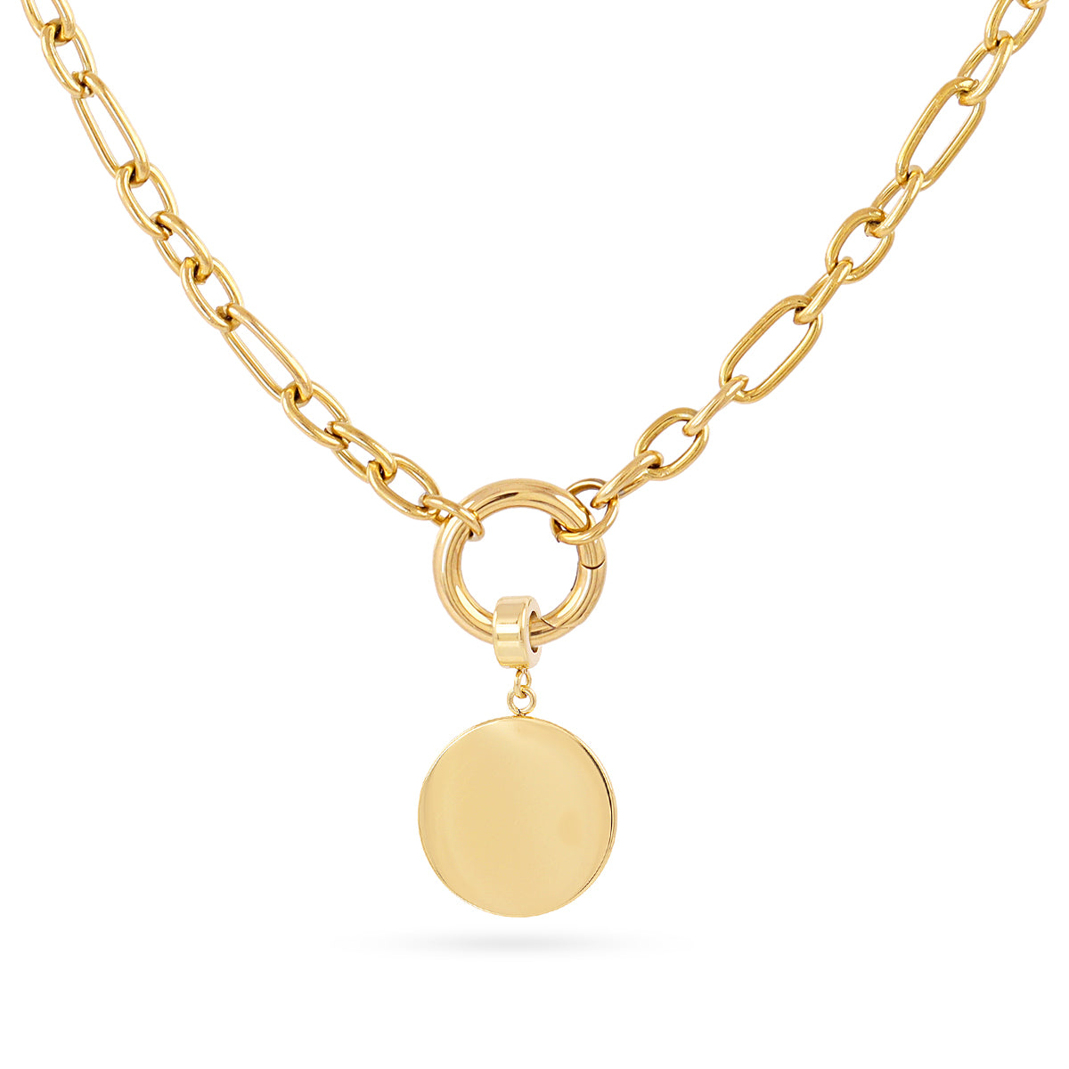 Cadena personalizable eslabones Dorado Anartxy