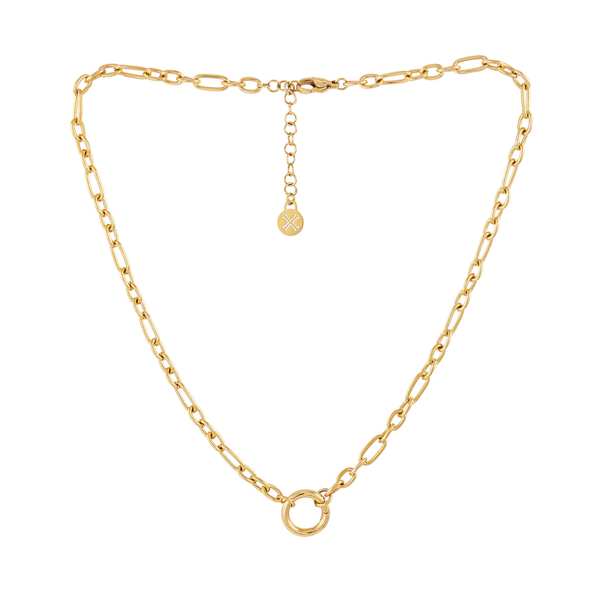 Cadena personalizable eslabones Dorado Anartxy