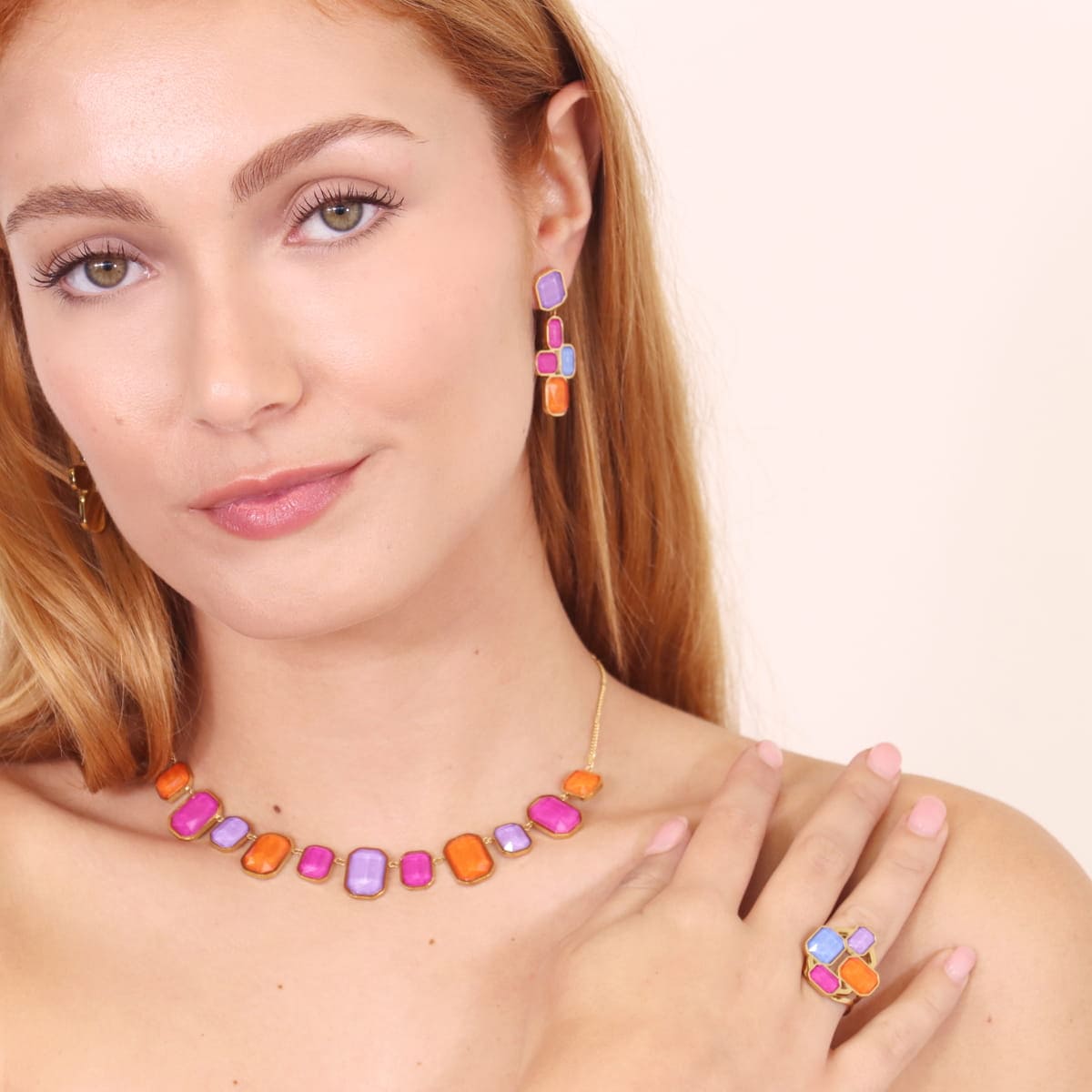 Pendientes Pixels Prisma Combinado Anartxy