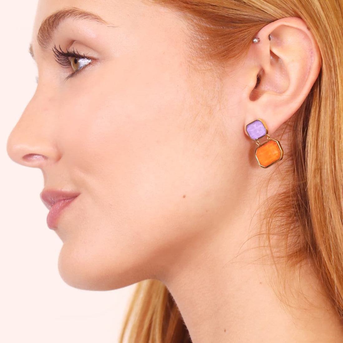 Pendientes Pixels Sunset Combinado Anartxy