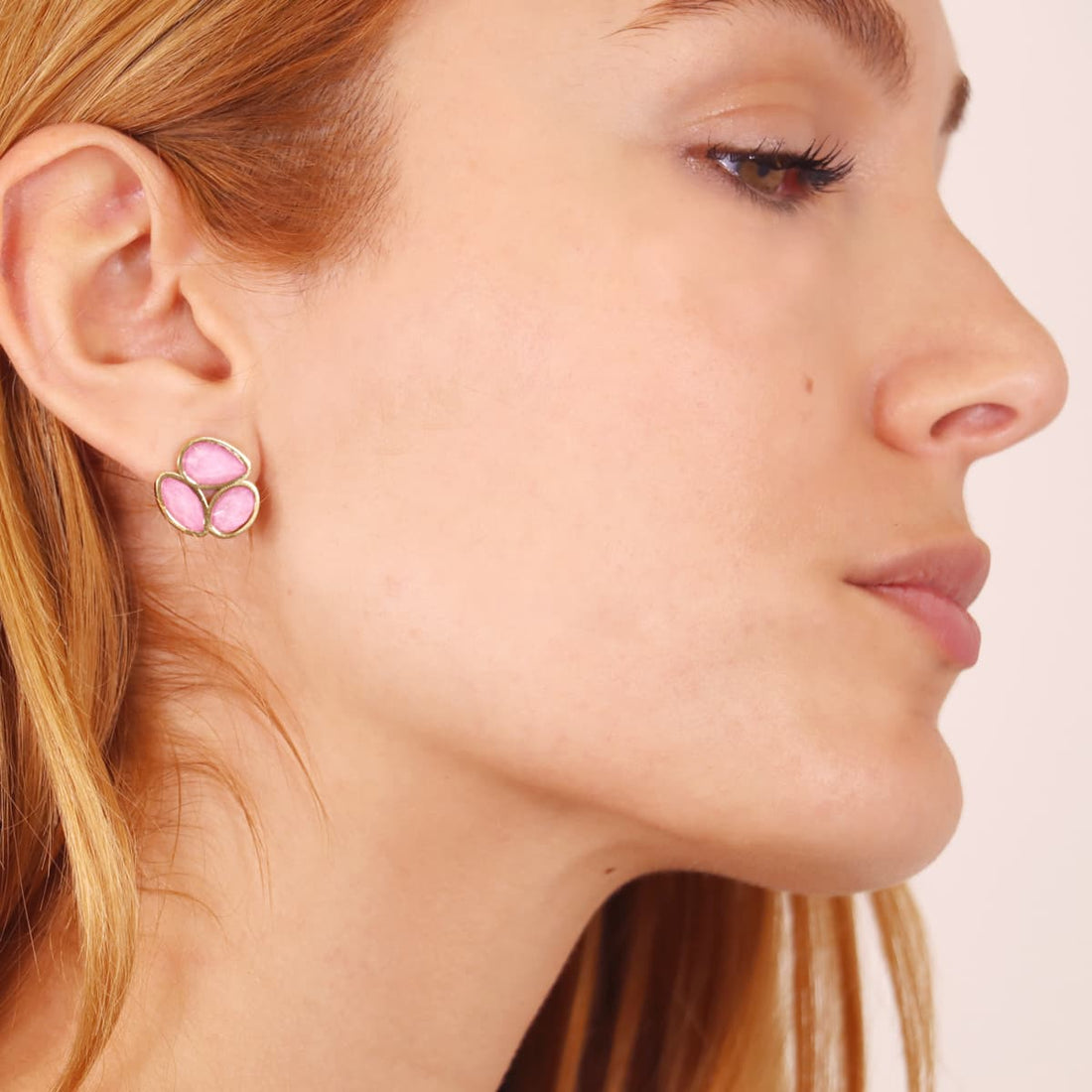 Pendientes Drops Rocío Rosa Anartxy