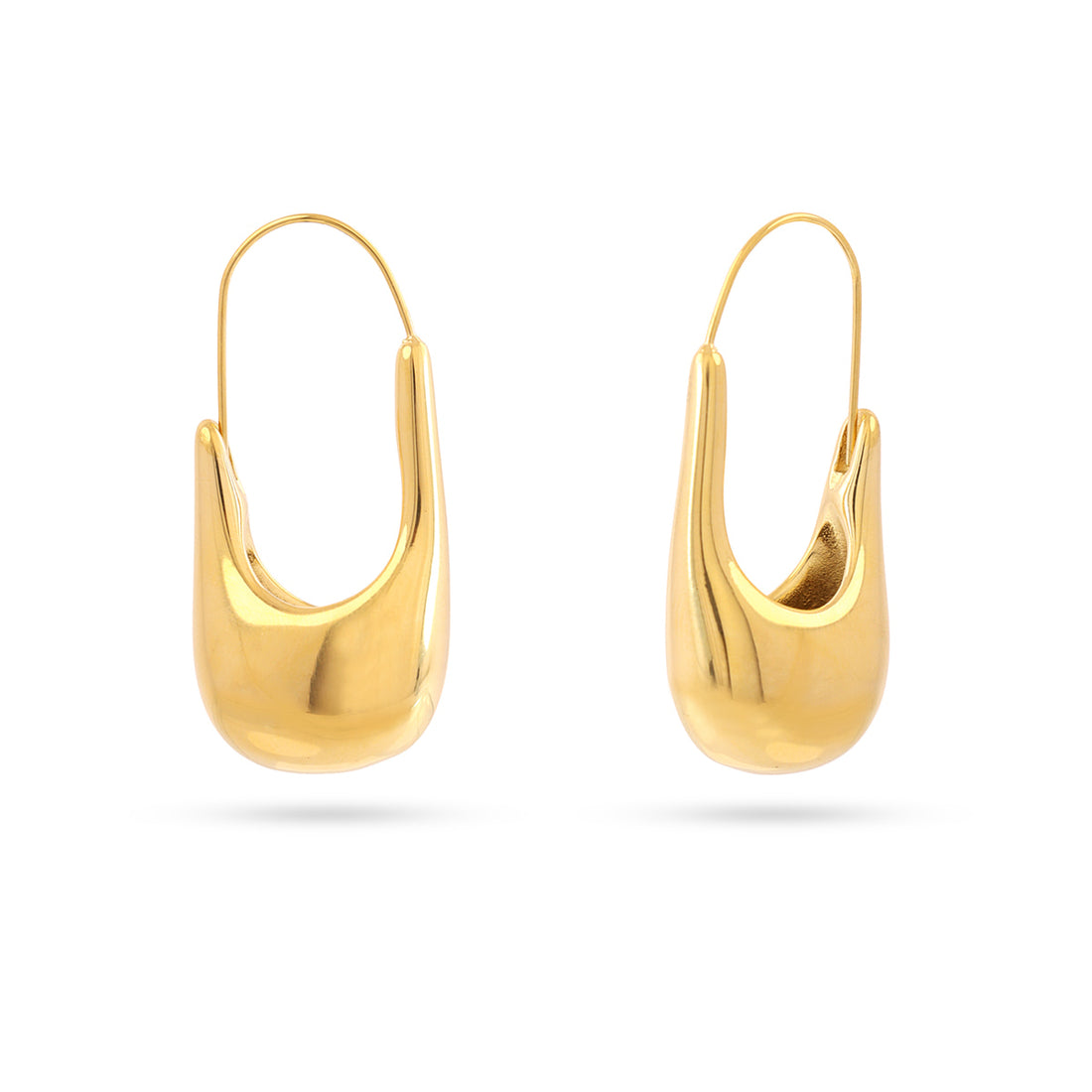 Pendientes Waves Safety Dorado Anartxy