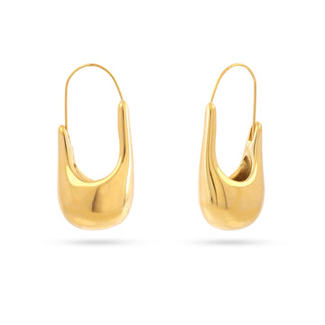 Pendientes Waves Safety Dorado Anartxy