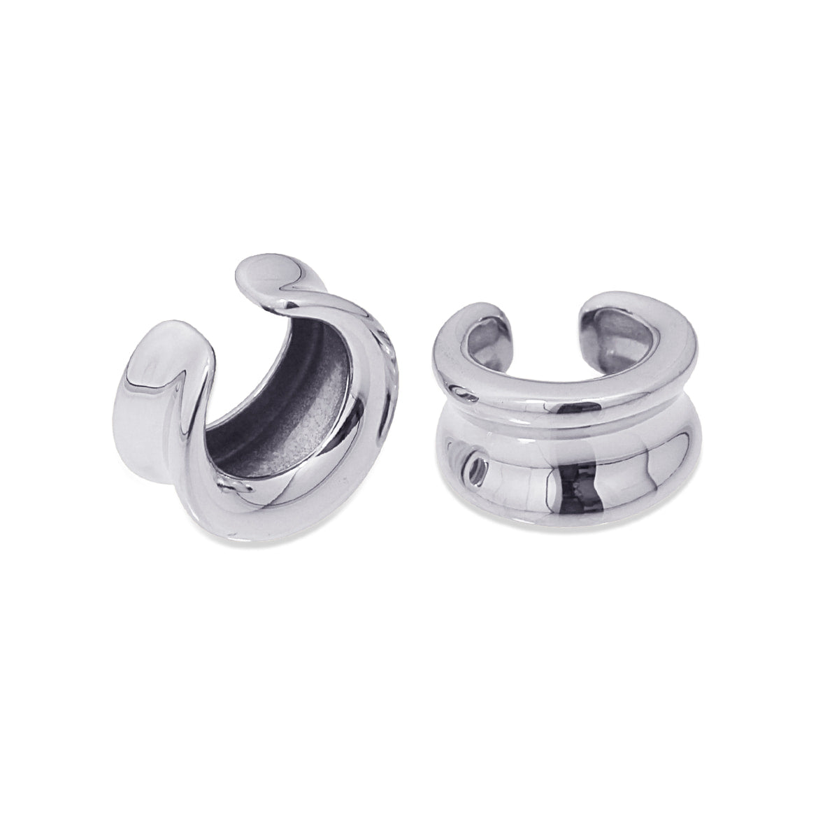 Pendientes Waves Deep Plateado Anartxy