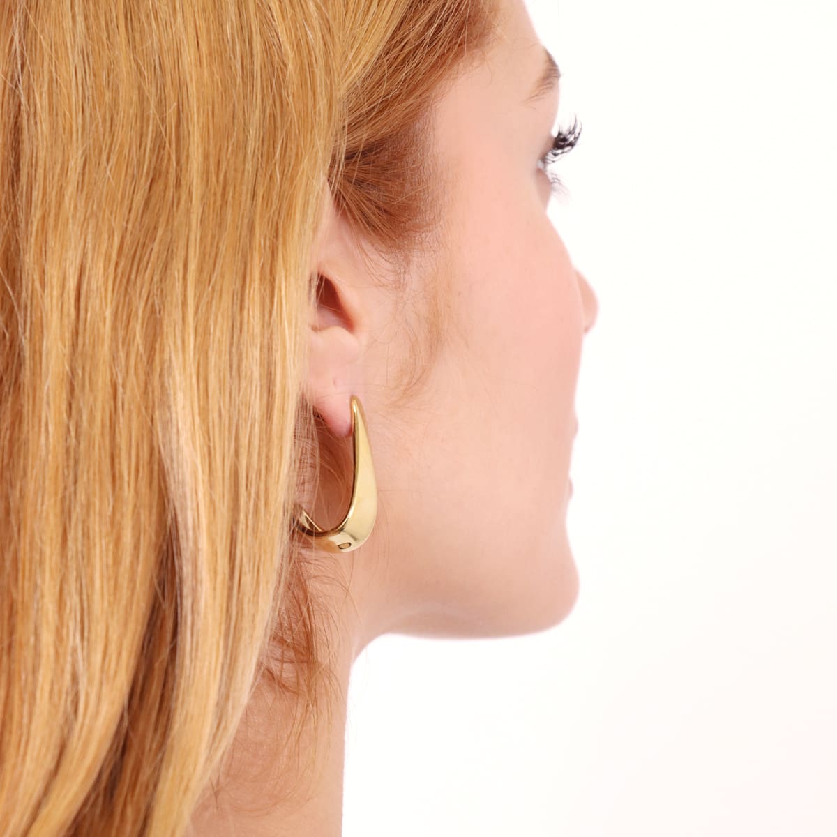 Pendientes Waves Long Crest Dorado Anartxy