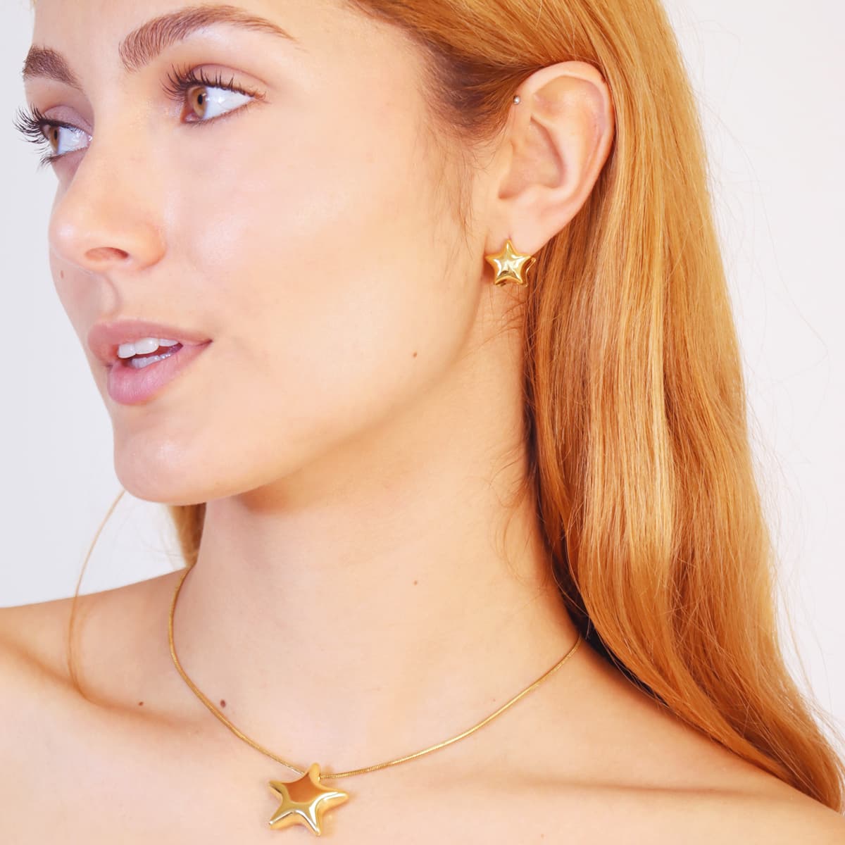 Pendientes Summer Essentials Night Star Dorado Anartxy