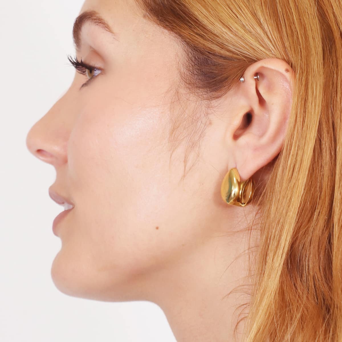 Pendientes Summer Essentials Doble Gota Dorado Anartxy