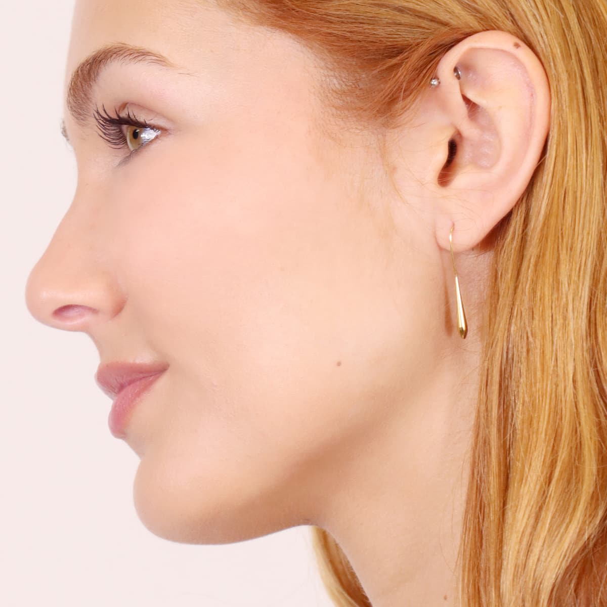 Pendientes Waves Flux Dorado Anartxy